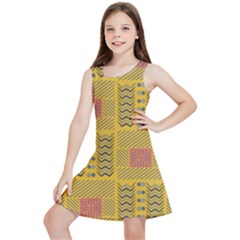 Digital Paper African Tribal Kids  Lightweight Sleeveless Dress by HermanTelo