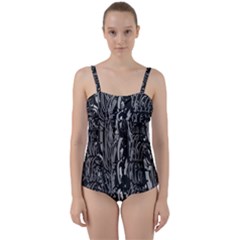 Gc (94) Twist Front Tankini Set by GiancarloCesari