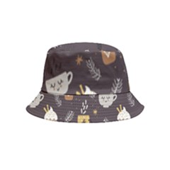 Winter Love Inside Out Bucket Hat (kids) by designsbymallika