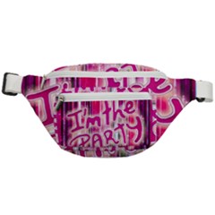 Party Concept Typographic Design Fanny Pack by dflcprintsclothing