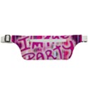 Party Concept Typographic Design Active Waist Bag View1