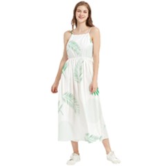 Flower Branch Corolla Wreath Vector Boho Sleeveless Summer Dress by HermanTelo