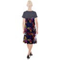 Butterfly Floral Pattern Camis Fishtail Dress View2