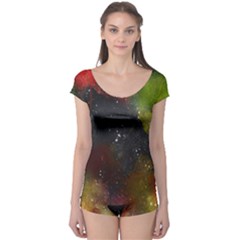 Color Splashes Boyleg Leotard  by goljakoff