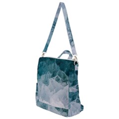 Blue Waves Crossbody Backpack by goljakoff