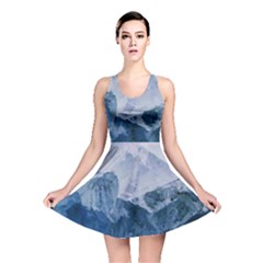 Blue Mountain Reversible Skater Dress by goljakoff