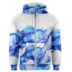 Blue Smoke Men s Zipper Hoodie by goljakoff