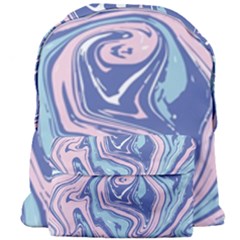 Blue Vivid Marble Pattern 10 Giant Full Print Backpack by goljakoff