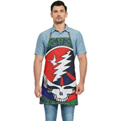 Grateful Dead - Kitchen Apron by Sapixe