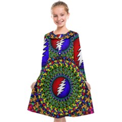 Grateful Dead Kids  Midi Sailor Dress by Sapixe