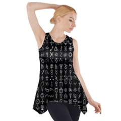 Alchemical Symbols - Collected Inverted Side Drop Tank Tunic by WetdryvacsLair