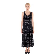 Hobo Signs Collected Inverted Sleeveless Maxi Dress by WetdryvacsLair