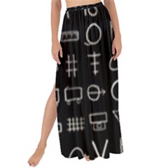 Hobo Signs Collected Inverted Maxi Chiffon Tie-up Sarong by WetdryvacsLair