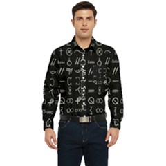 Hobo Signs Collected Inverted Men s Long Sleeve Pocket Shirt  by WetdryvacsLair