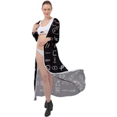 Hobo Signs Collected Inverted Maxi Chiffon Beach Wrap by WetdryvacsLair