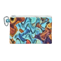 Abstrait Canvas Cosmetic Bag (medium) by sfbijiart