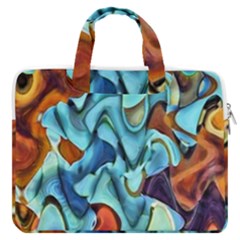 Abstrait Macbook Pro Double Pocket Laptop Bag by sfbijiart