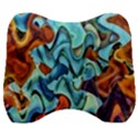 Abstrait 001 -1 (1)p Velour Head Support Cushion View1