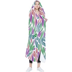 Rainbow Leafs Wearable Blanket by Sparkle