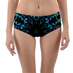 Kolodo Blue Cheer Reversible Mid-waist Bikini Bottoms by Sparkle