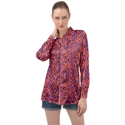 Piale Kolodo Long Sleeve Satin Shirt by Sparkle