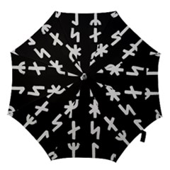 Younger Futhark Rune Set Collected Inverted Hook Handle Umbrellas (small) by WetdryvacsLair