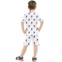 Aviator Helmet Motif Print Pattern Kids  Tee and Shorts Set View2