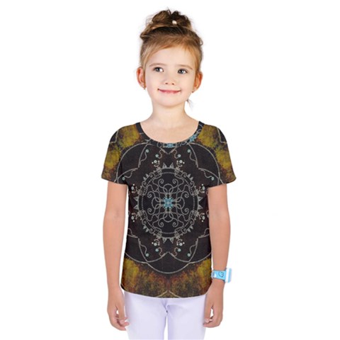 Mandala - 0005 - The Pressing Kids  One Piece Tee by WetdryvacsLair