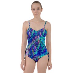 Title Wave, Blue, Crashing, Wave, Natuere, Abstact, File Img 20201219 024243 200 Sweetheart Tankini Set by ScottFreeArt