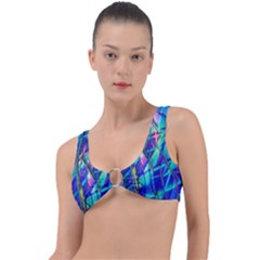 Title Wave, Blue, Crashing, Wave, Natuere, Abstact, File Img 20201219 024243 200 Ring Detail Bikini Top by ScottFreeArt