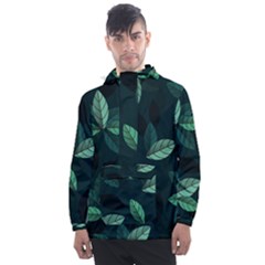 Foliage Men s Front Pocket Pullover Windbreaker by HermanTelo