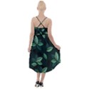 Foliage High-Low Halter Chiffon Dress  View2