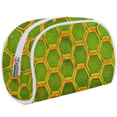 Hexagon Windows Make Up Case (large) by essentialimage