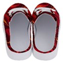 Red Vivid Marble Pattern Half Slippers View4