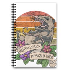 Possum - Mentally Sick Physically Thick 5 5  X 8 5  Notebook by Valentinaart