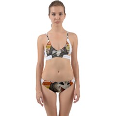 Possum  Wrap Around Bikini Set by Valentinaart