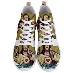 Buddy Christ Men s Lightweight High Top Sneakers by Valentinaart