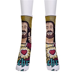 Buddy Christ Men s Crew Socks by Valentinaart