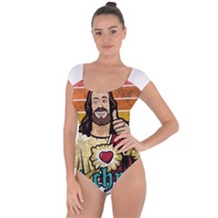 Got Christ? Short Sleeve Leotard  by Valentinaart