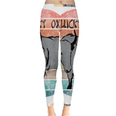 Chinese New Year ¨c Year Of The Ox Inside Out Leggings by Valentinaart