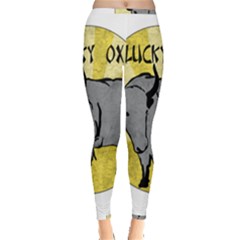 Chinese New Year ¨c Year Of The Ox Inside Out Leggings by Valentinaart