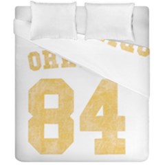 Orwell 84 Duvet Cover Double Side (california King Size) by Valentinaart