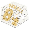 Orwell 84 Wooden Puzzle Hexagon View2