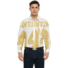 Orwell 84 Men s Long Sleeve Pocket Shirt  by Valentinaart