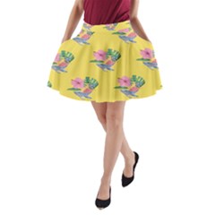 Floral A-line Pocket Skirt by Sparkle