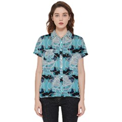 Digital Waves Short Sleeve Pocket Shirt by Sparkle