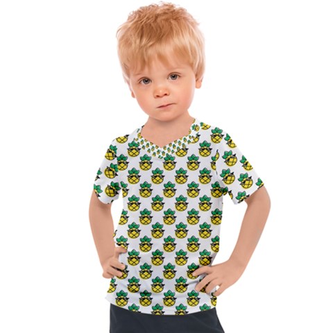 Holiday Pineapple Kids  Sports Tee by Sparkle