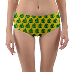 Beautiful Pattern Reversible Mid-waist Bikini Bottoms by Sparkle