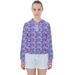 Floral Pattern Women s Tie Up Sweat by Sparkle