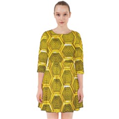 Hexagon Windows Smock Dress by essentialimage